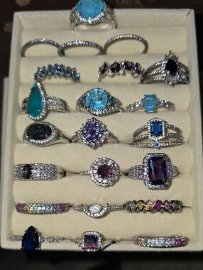 Bomb Party Fashion Rings. EUC